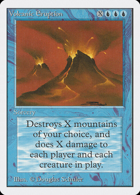 Volcanic Eruption card art
