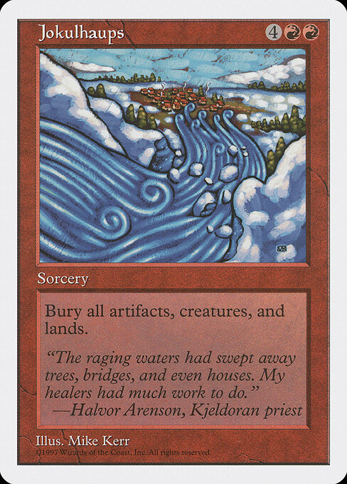 Jokulhaups card art