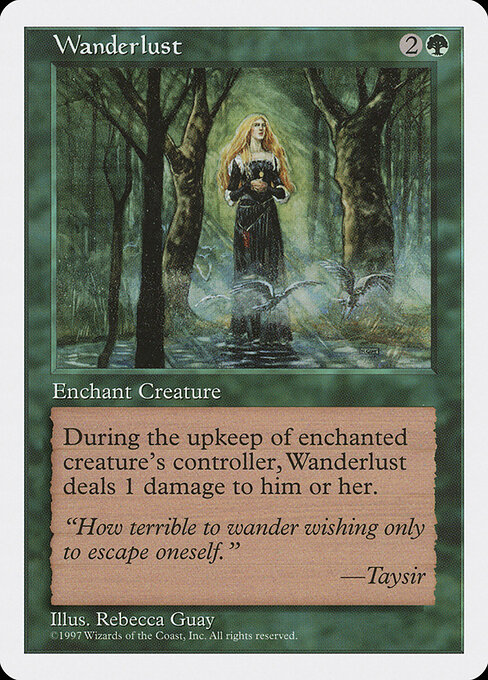 Wanderlust card art