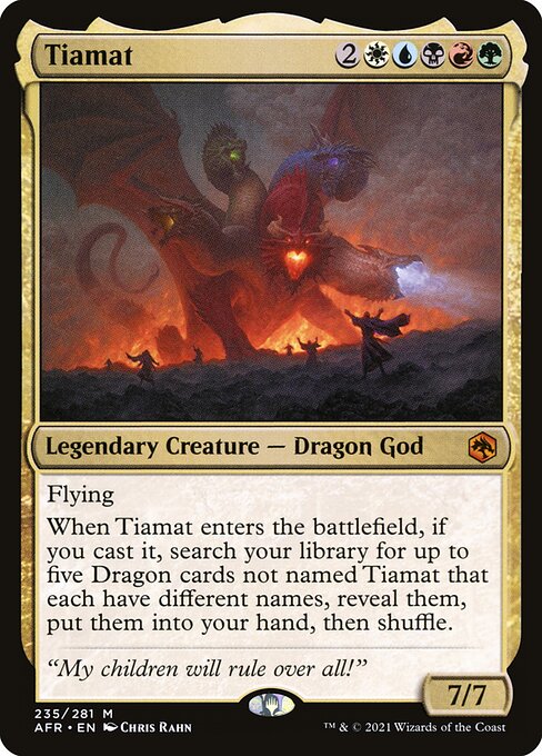Tiamat card art