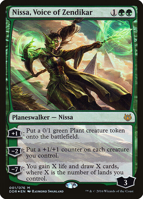 Nissa, Voice of Zendikar card art