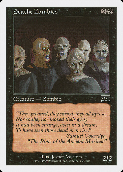Scathe Zombies card art