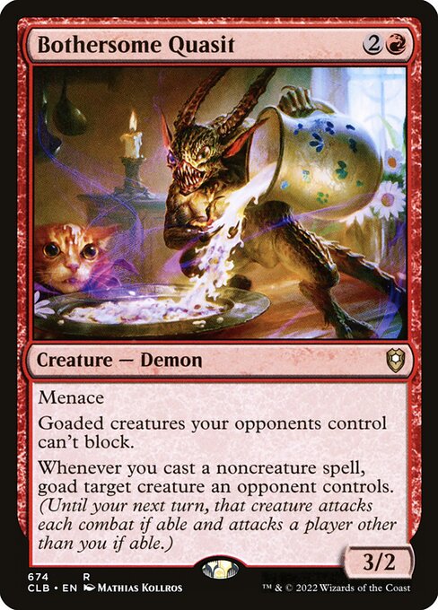 Bothersome Quasit card art