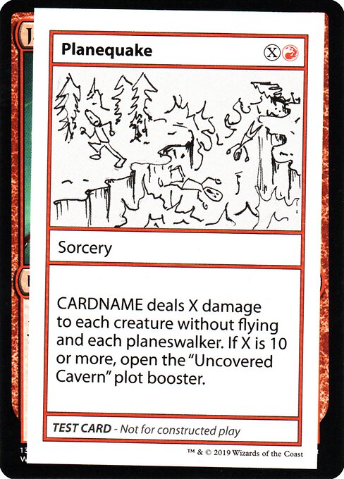 Planequake (No PW Symbol) card art