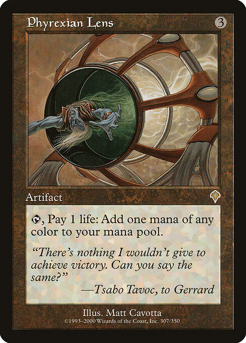 Phyrexian Lens card art