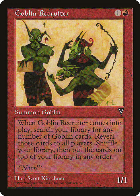 Goblin Recruiter card art