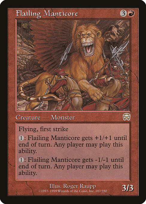 Flailing Manticore card art