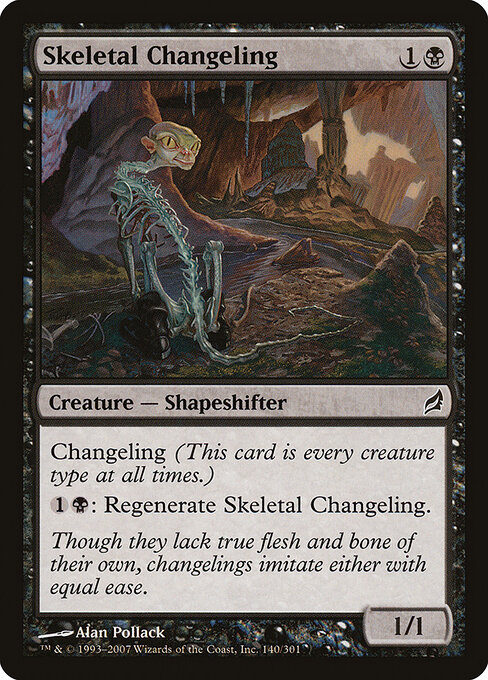 Skeletal Changeling card art