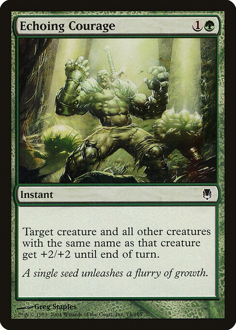Echoing Courage card art