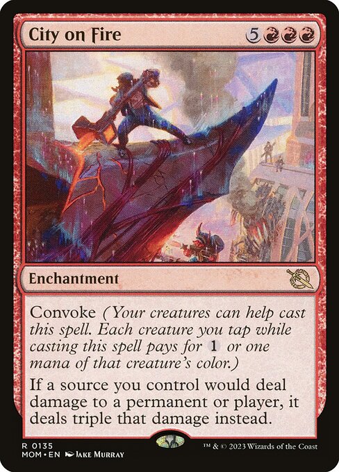 City on Fire card art