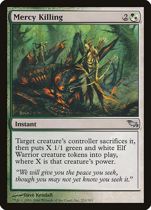 Mercy Killing card art
