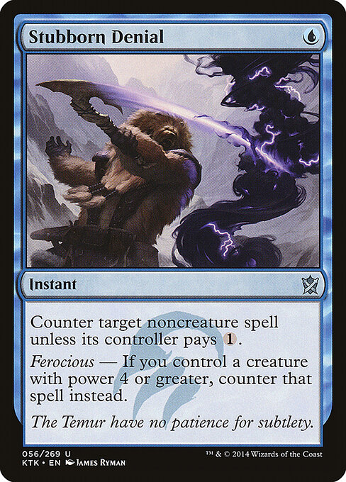 Stubborn Denial card art