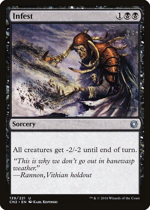 Infest card art