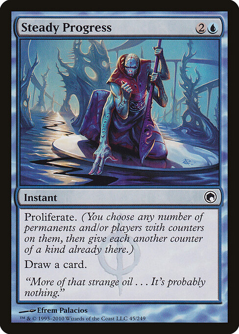 Steady Progress card art