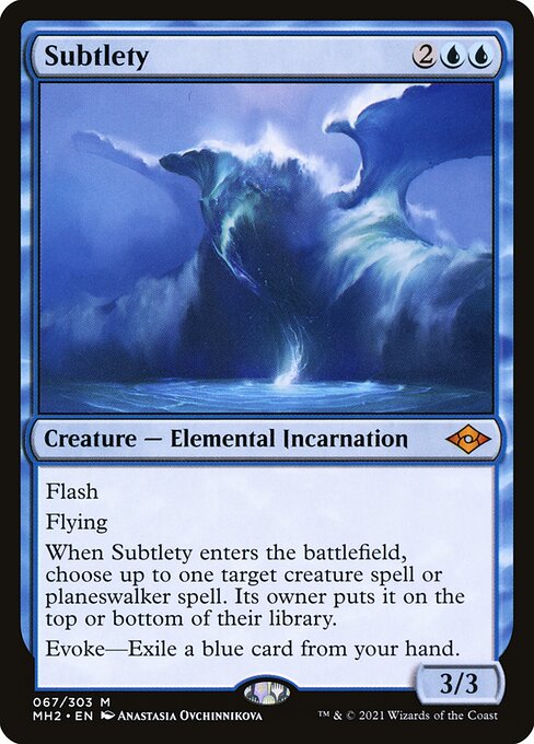 Subtlety card art