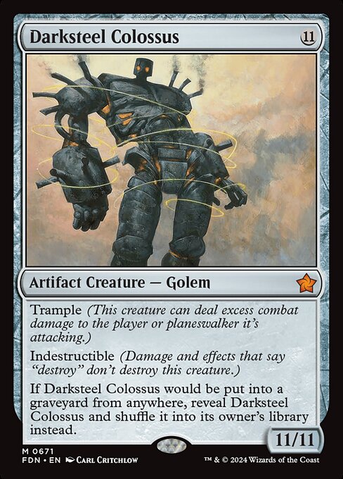 Darksteel Colossus card art