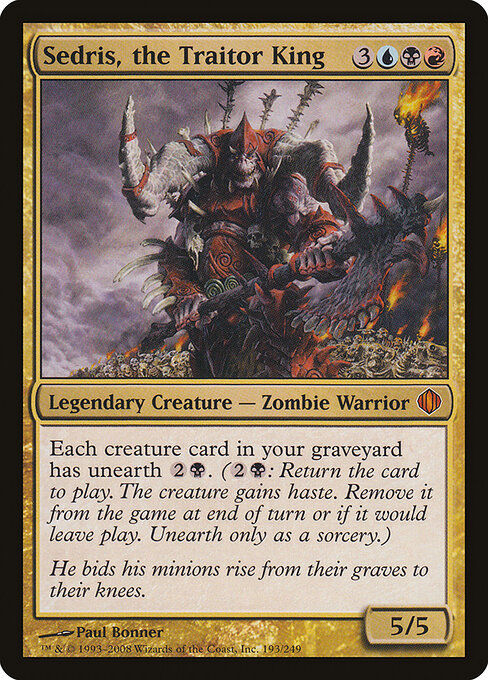 Sedris, the Traitor King card art
