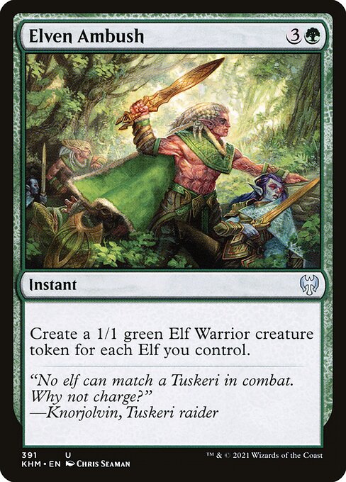 Elven Ambush card art