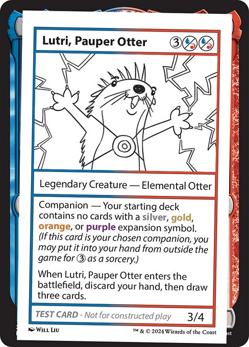 Lutri, Pauper Otter card art