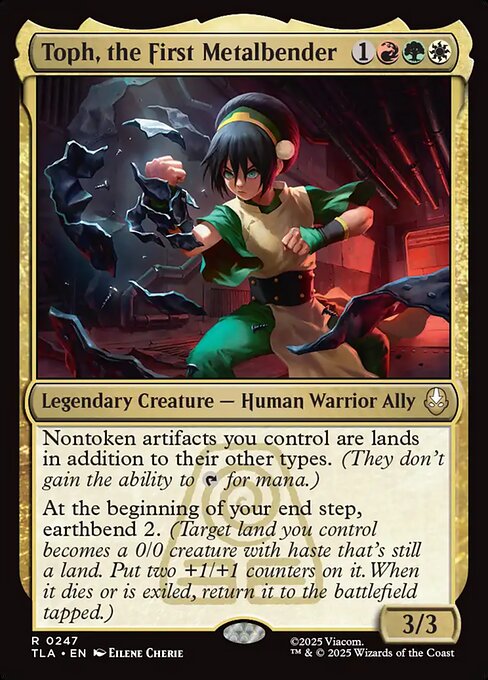 Toph, the First Metalbender card art