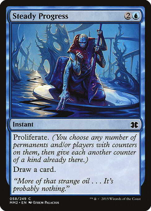 Steady Progress card art