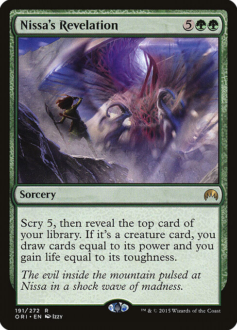 Nissa's Revelation card art