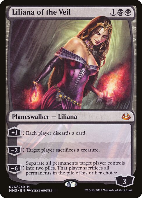 Liliana of the Veil card art