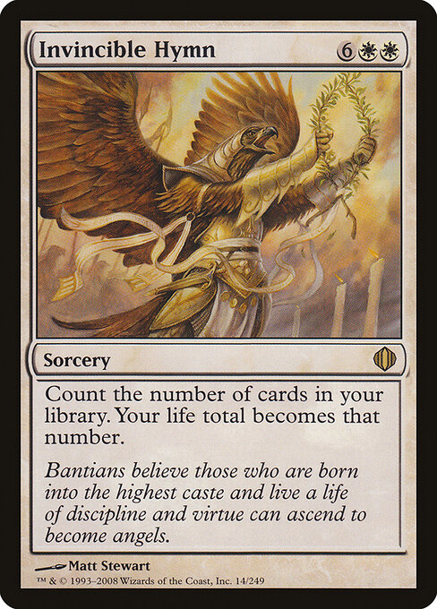 Invincible Hymn card art