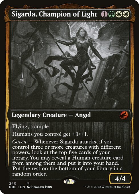 Sigarda, Champion of Light card art
