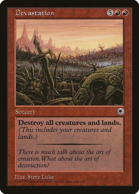 Devastation card art