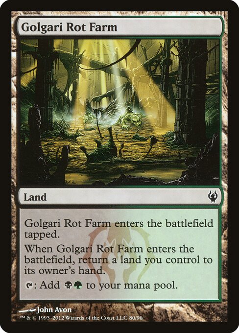 Golgari Rot Farm card art
