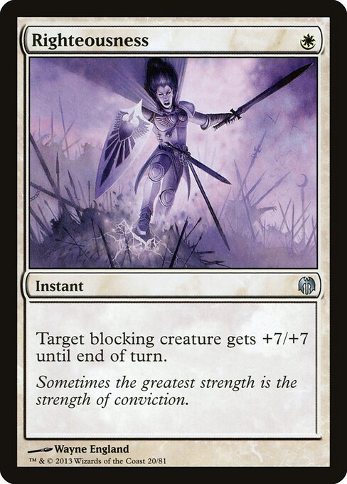 Righteousness card art