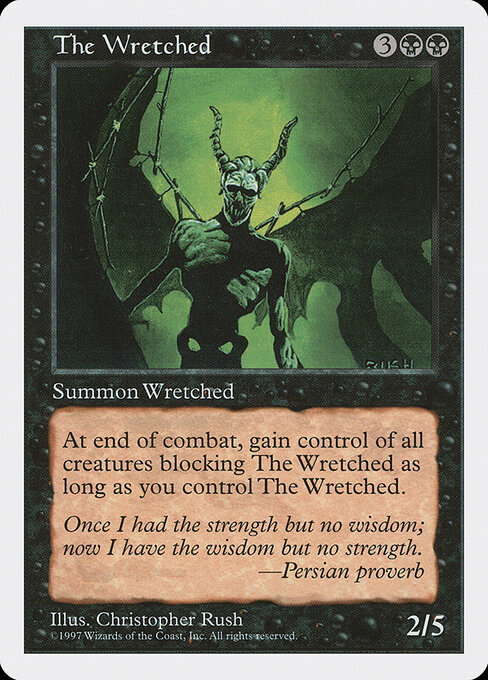 The Wretched card art