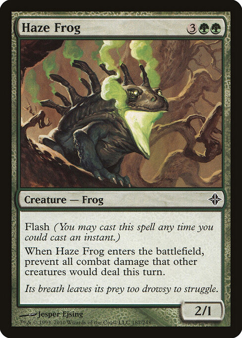 Haze Frog card art
