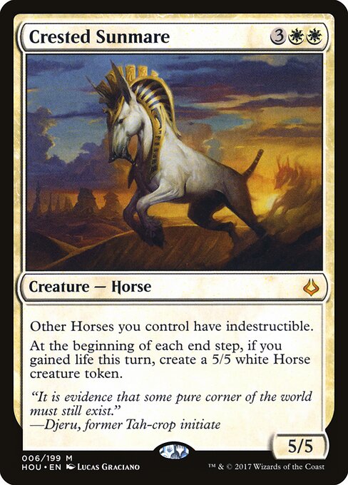 Crested Sunmare card art