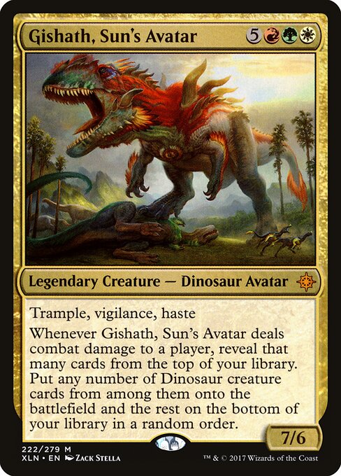 Gishath, Sun's Avatar card art