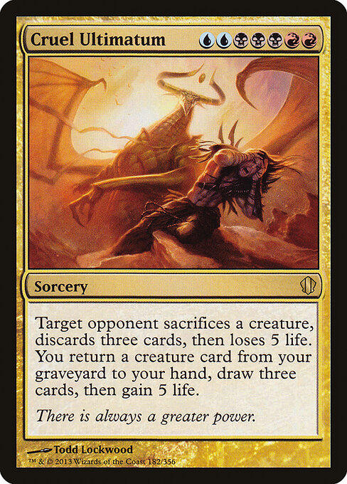 Cruel Ultimatum card art
