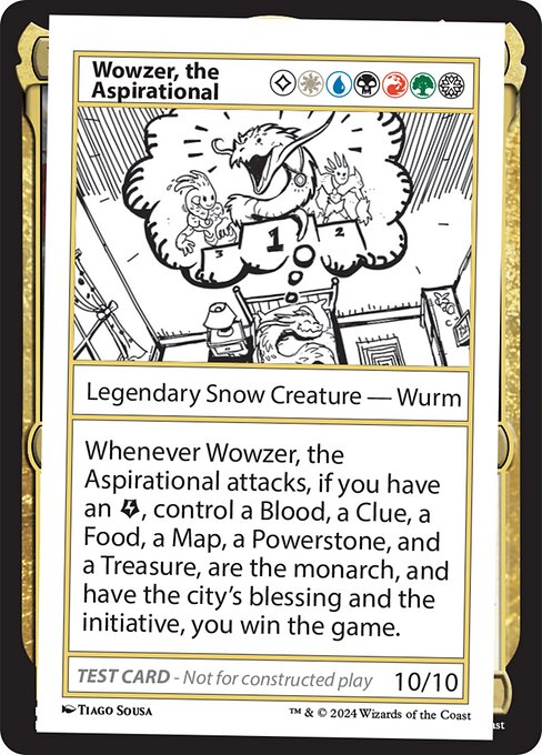 Wowzer, the Aspirational card art