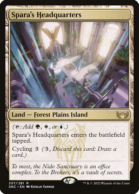 Spara's Headquarters card art
