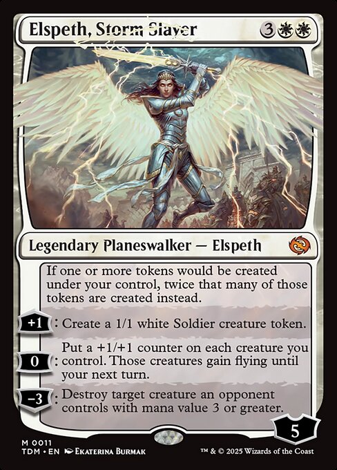 Elspeth, Storm Slayer card art