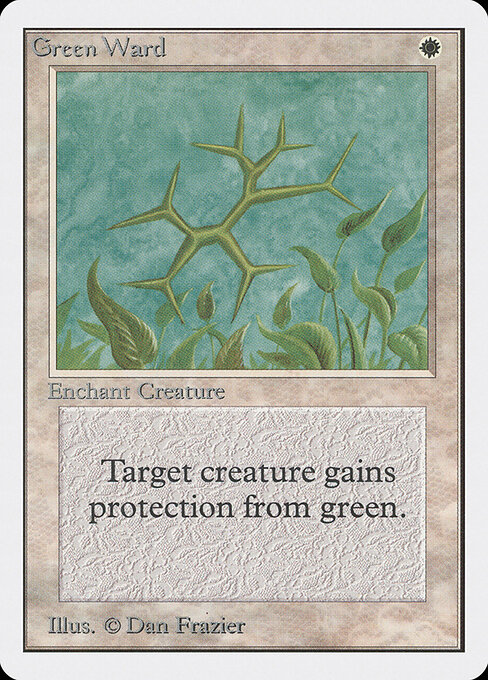 Green Ward card art
