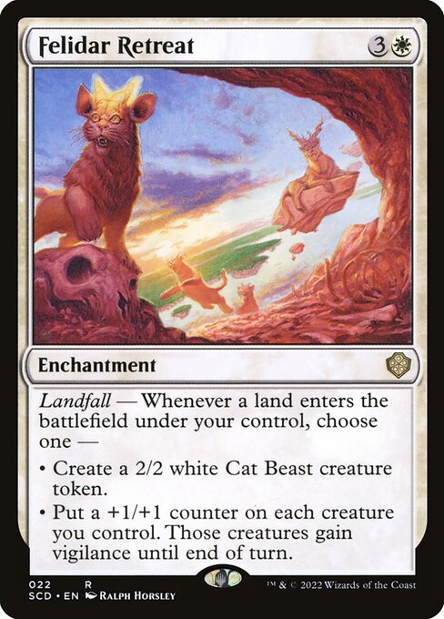 Felidar Retreat card art