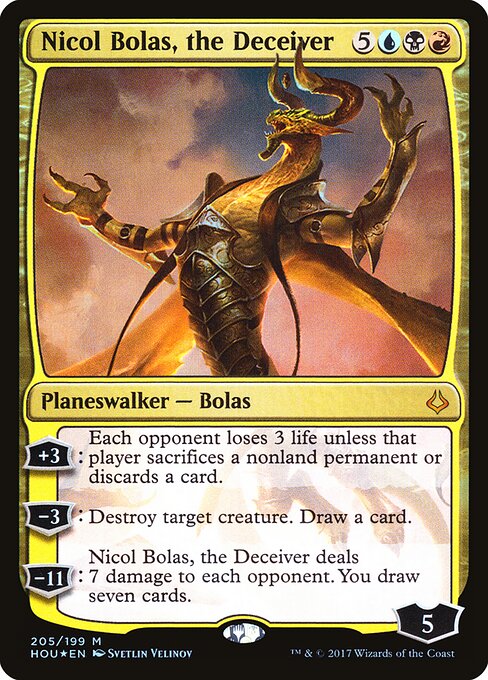 Nicol Bolas, the Deceiver card art