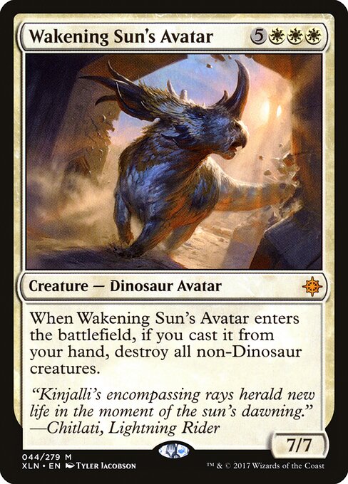 Wakening Sun's Avatar card art