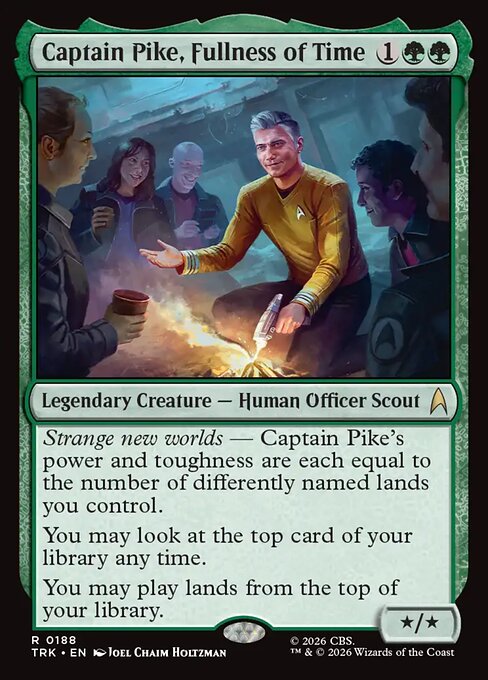 Captain Pike, Fullness of Time card art