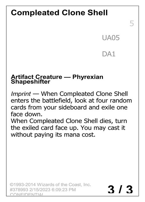 Compleated Clone Shell card art