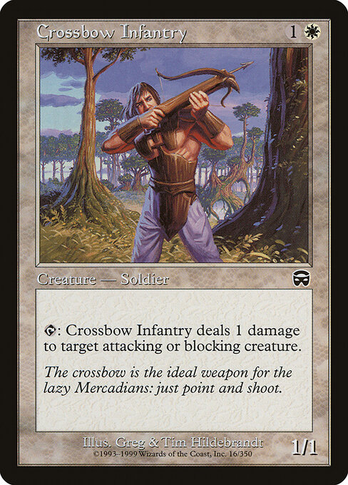Crossbow Infantry card art
