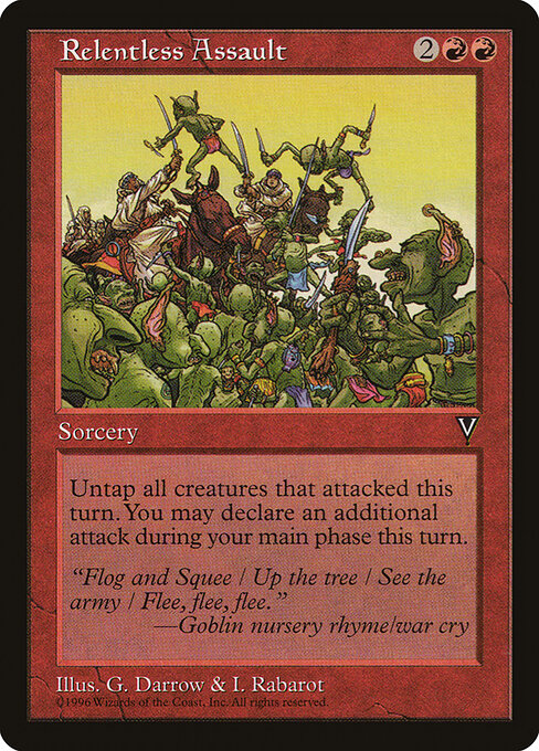 Relentless Assault card art