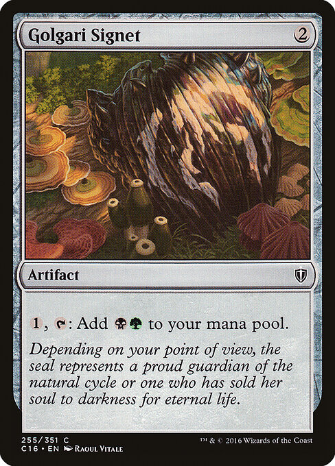 Golgari Signet card art