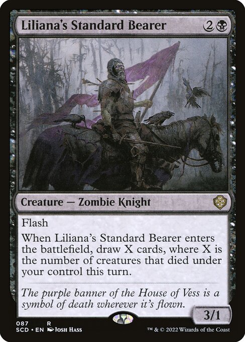 Liliana's Standard Bearer card art